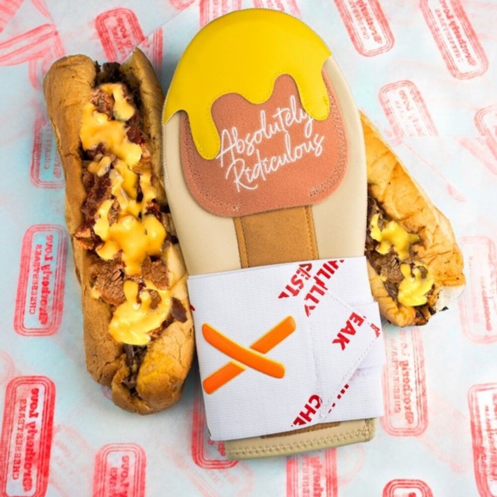 NEW [Absolutely Ridiculous] “Philly Cheesesteak” Sliding Mitt - Get your drip!